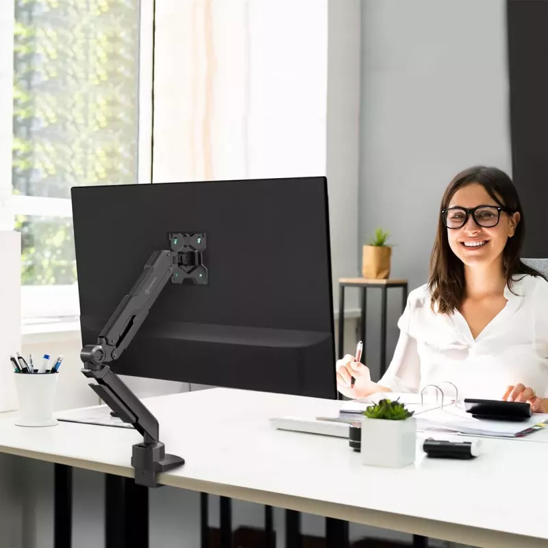 ONKRON G90-B Uchwyt na jeden monitor do biurka 13-34 inch, do 10 kg, czarny