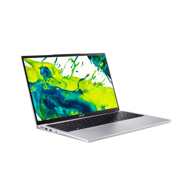 Acer Aspire Lite 17 AL17-31P Laptop - Intel N355 - 8GB RAM - 512GB SSD - 17,3 inch TN HD+ - Wi-Fi 6 - Light Silver - Klawiatura francuska - Windows 11 Home
