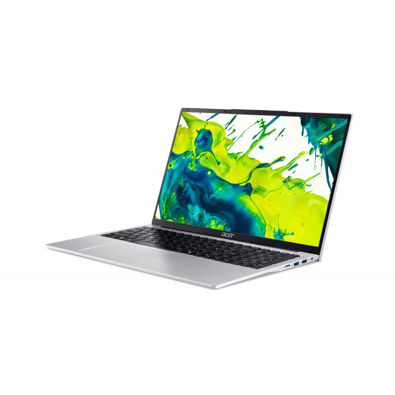 Acer Aspire Lite 17 AL17-31P Laptop - Intel N355 - 8GB RAM - 512GB SSD - 17,3 inch TN HD+ - Wi-Fi 6 - Light Silver - Klawiatura francuska - Windows 11 Home