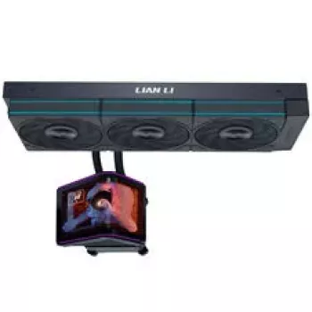 Lian Li HydroShift II OLED Curved 360 UNI FAN P28 AiO Water Cooling, 360 mm, OLED Display, P28 Fans - Black