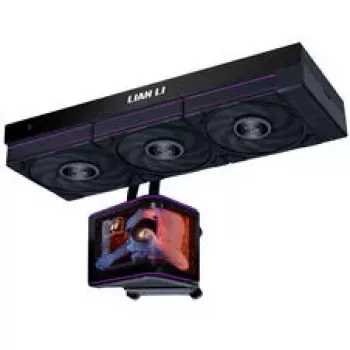Lian Li HydroShift II OLED Curved 360 UNI FAN P28 AiO Water Cooling, 360 mm, OLED Display, P28 Fans - Black
