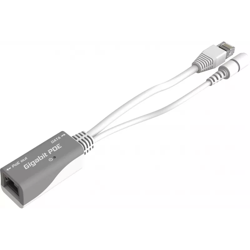 MikroTik Power Injector (RBGPOE) - Passive PoE, 10/100 Mbps, 9-48V DC Input