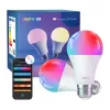 LEPRO B2-2 E27 Wi-Fi LED Bulb, 1100 lm, 2-pack