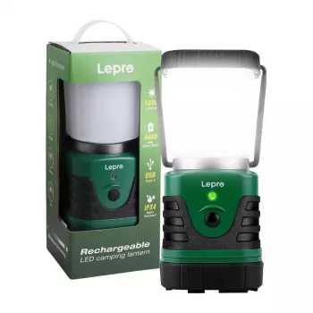 LEPRO 3300008 Lampa kempingowa, 1000 lm, 3600 mAh