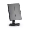 RIO MMFD-EU/1,6 24 LED Touch Dimmable Makeup Mirror, Black