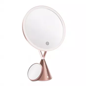 RIO MMCO-EU/1,4 Iluminowane HD Lustro Do Makijażu Różowe Złoto