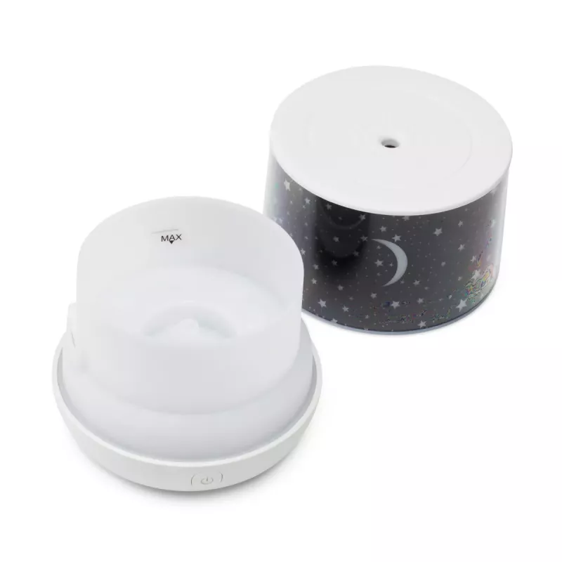 RIO DHNT-EU/1.4 Dream Time Ultrasonic Aroma Diffuser, Humidifier & Night Light, 120 ml, 7-Colour LED