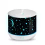 RIO DHNT-EU/1.4 Dream Time Ultrasonic Aroma Diffuser, Humidifier & Night Light, 120 ml, 7-Colour LED