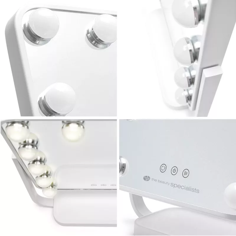 RIO MMHD-EU/1,3 Hollywood Glamour Lustro do Toaletki z Oświetleniem LED
