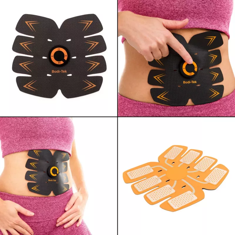 Bodi-Tek BT-ABTR5-EU/1.1 Ab Trainer Czarny/Pomarańczowy
