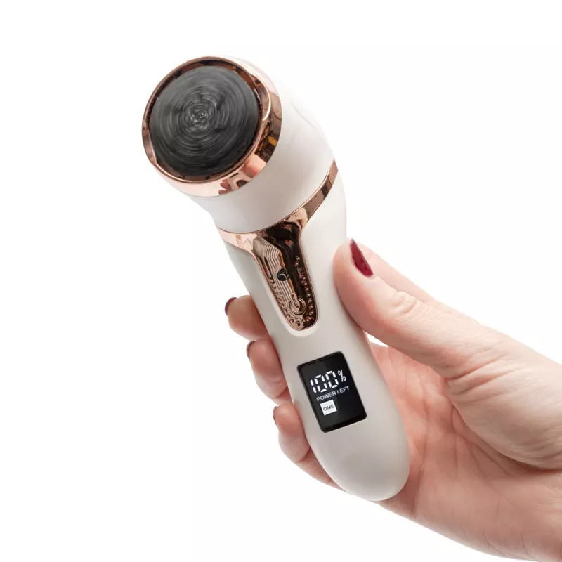 RIO PEDI5-EU/1.1 Go Smooth Elektryczny Pilnik do Stóp z Funkcją Odkurzania, Biały