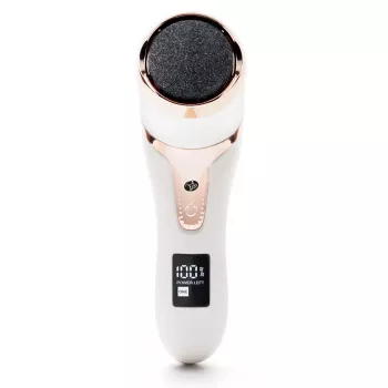RIO PEDI5-EU/1.1 Go Smooth Elektryczny Pilnik do Stóp z Funkcją Odkurzania, Biały