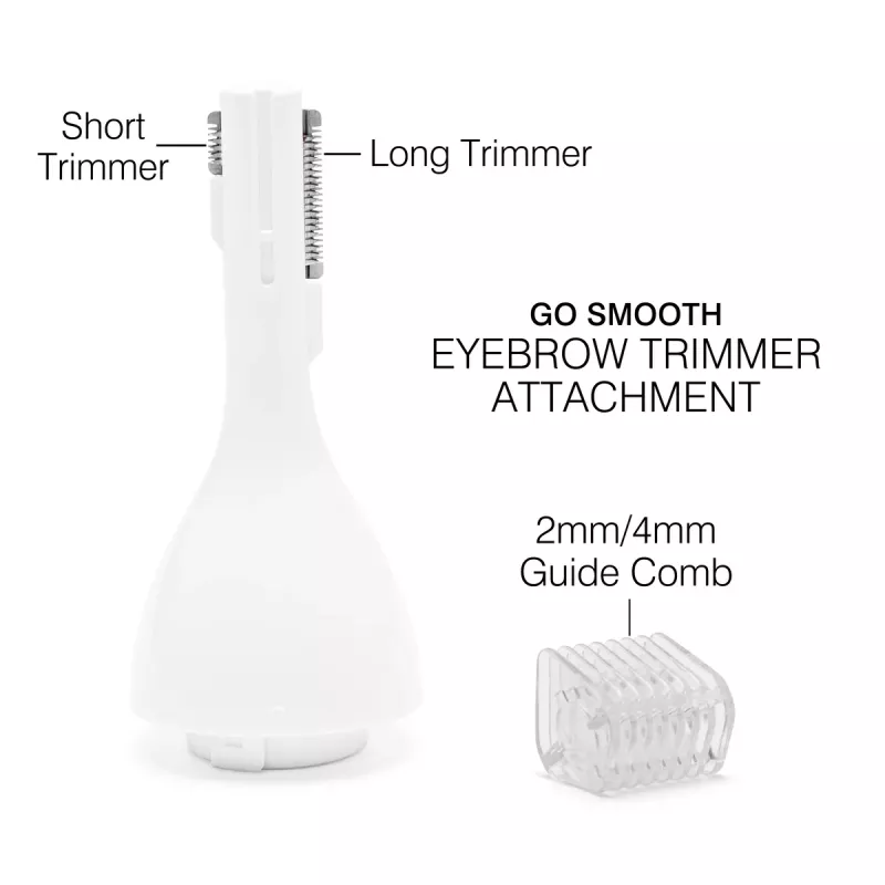 Rio SHTR-EU/1.3 Go Smooth 4-w-1 Maszynka do golenia i trymer do bikini dla kobiet, Biały
