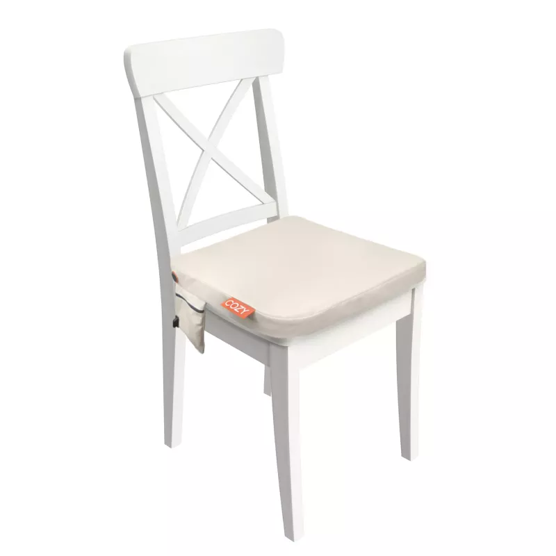 Bodi-Tek BT-CSOH-XX-EU/1.2 COZY Bezprzewodowa Podgrzewana Poduszka na Siedzenie 39 x 44 cm, Beżowy