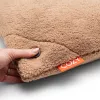 Bodi-Tek BT-CSHT2-W-LC-PB10 COZY Una Heated Comfort Cushion 45 x 45cm, Light Chocolate