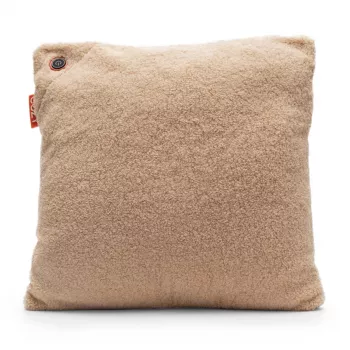 Bodi-Tek BT-CSHT2-W-LC-PB10 COZY Una Heated Comfort Cushion 45 x 45cm, Light Chocolate