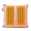 Bodi-Tek BT-CSHT2-V-LP-PB10 COZY Una Poduszka grzewcza komfortowa 45 x 45 cm, jasnoróżowy aksamit