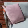 Bodi-Tek BT-CSHT2-V-LP-PB10 COZY Una Poduszka grzewcza komfortowa 45 x 45 cm, jasnoróżowy aksamit