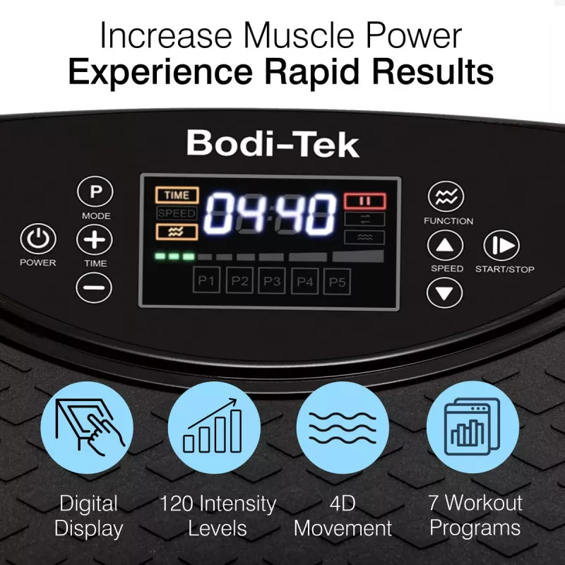 Bodi-Tek BT-VIBD-EU 4D Vibration Plate Exercise Machine