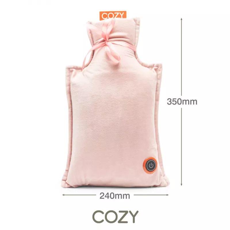 Bodi-Tek BT-WBHT-EU/1.0 COZY Rechargeable Hot Water Bottle - Grey