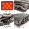 Bodi-Tek BT-BLHT-EU/1.0 COZY Snuggle Blanket Heated Throw 130 x 160 cm, Gray