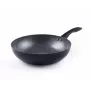 Progress BW12915EU7 Patelnia Wok z Pokrywką, Marmur Ceramiczny, 28 cm