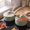 Zestaw patelni Progress BW14255G Neutrals 5-częściowy – kute aluminium, kamienny efekt nieprzywierający, kompatybilny z indukcją