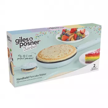 Giles & Posner EK6699GSBLVDE Ręczny naleśnikarz 800W Czarny