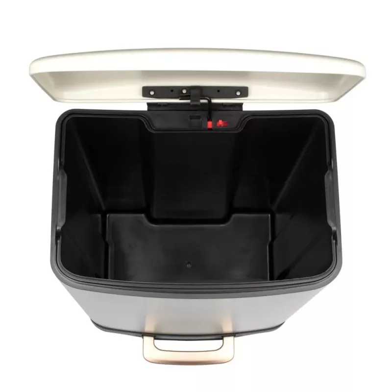Salter BW14806 Pebble 50L Pedałowy Kosz na Śmieci, Beżowy