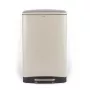 Salter BW14806 Pebble 50L Pedałowy Kosz na Śmieci, Beżowy