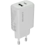 CANYON OnCharge 200 20W 1xPD 1xQC EU Biała Ładowarka ścienna