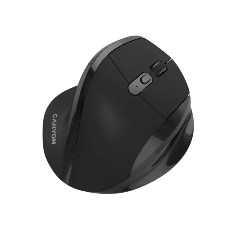 CANYON OnClick 17 Ergonomic Wireless Mouse 1600 DPI 6 Przycisków Czarny