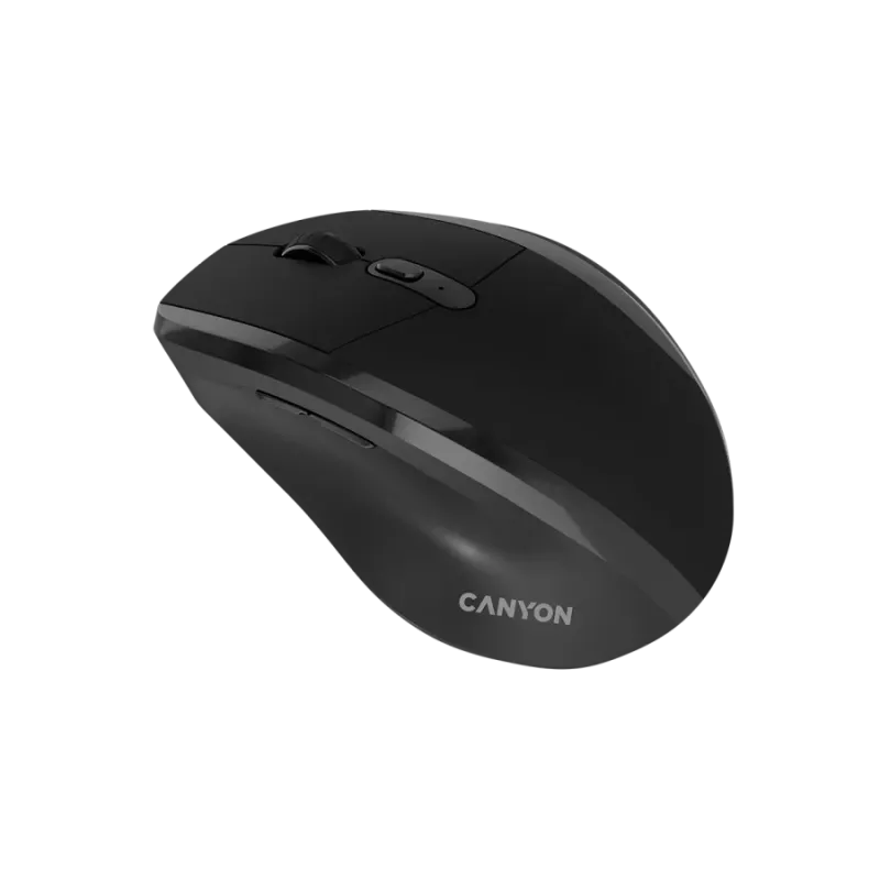 CANYON OnClick 17 Ergonomic Wireless Mouse 1600 DPI 6 Przycisków Czarny