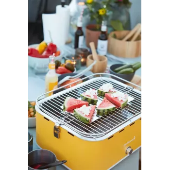 Barbecook Grill węglowy stołowy Carlo 44x33x21 cm Yellow Sunshine