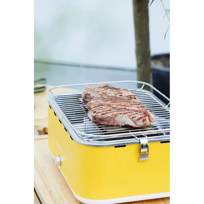Barbecook Grill węglowy stołowy Carlo 44x33x21 cm Yellow Sunshine