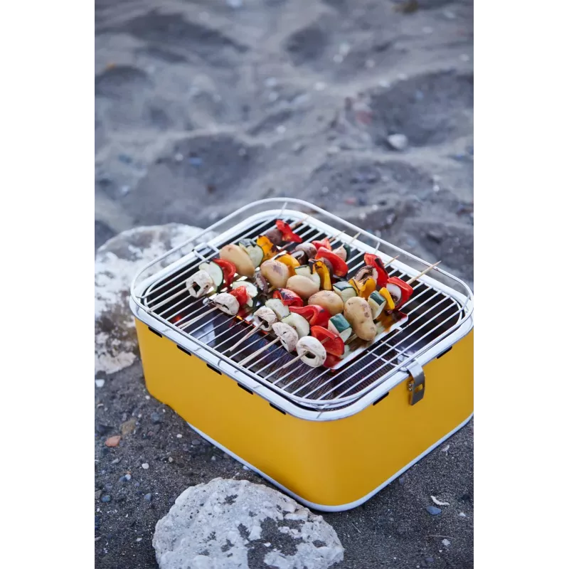 Barbecook Grill węglowy stołowy Carlo 44x33x21 cm Yellow Sunshine