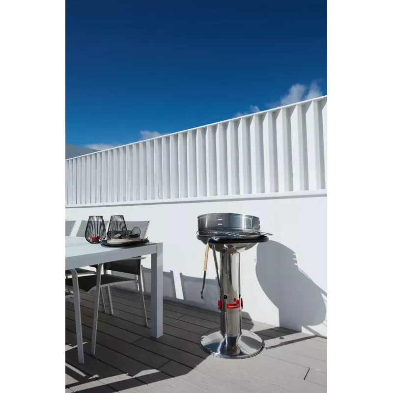 Barbecook Loewy 50 SST Grill węglowy, 51,5 x 56 x 99 cm, srebrny