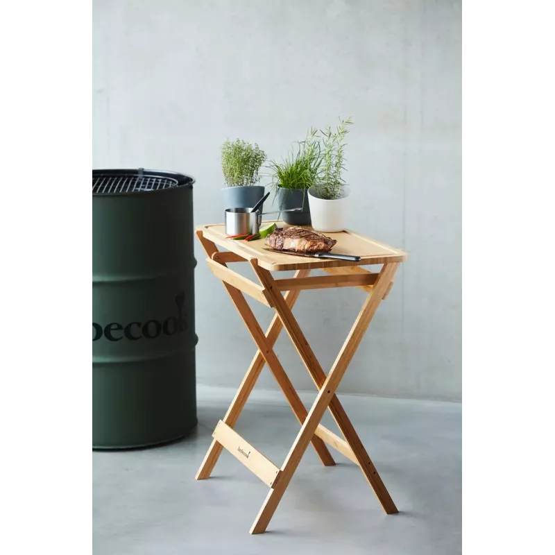 Barbecook BC-ACC-7154 Stół do krojenia z bambusa 70x43x81 cm