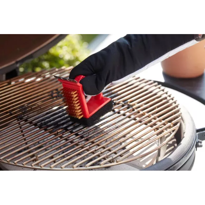 Barbecook 3-w-1 Szczotka do Czyszczenia Grilla Czerwona (24 szt./Display) BC-ACC-7064