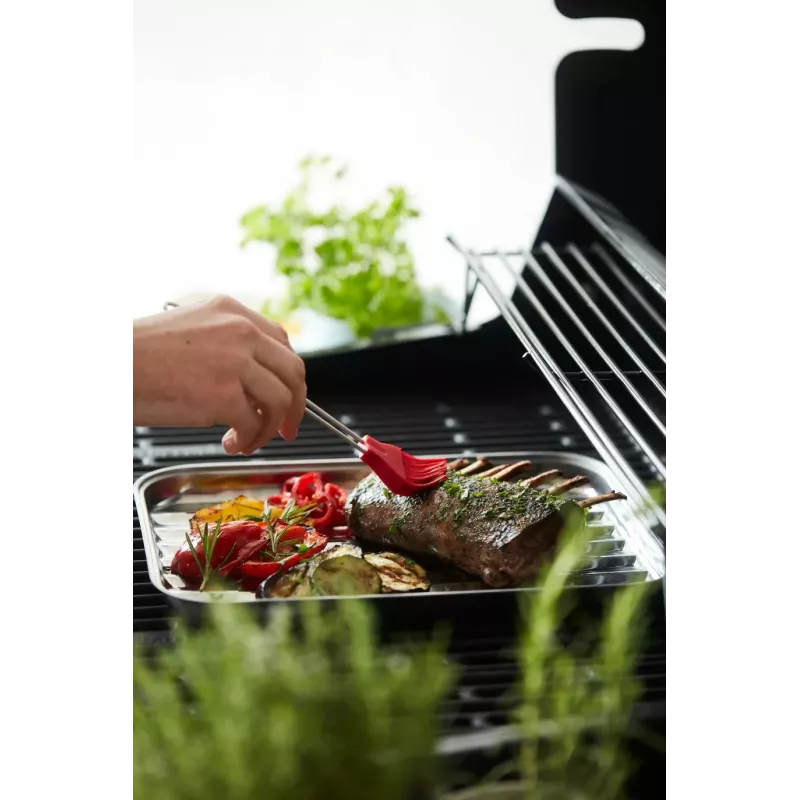 Barbecook Wielorazowa Stalowa Nierdzewna Płyta Grillowa 34,5 x 24 x 3 cm BC-ACC-7079