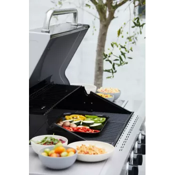Barbecook Wielorazowa Emaliowana Blacha do Grilla 34,5 x 24 x 3 cm (Zestaw 12 szt.) BC-ACC-7080