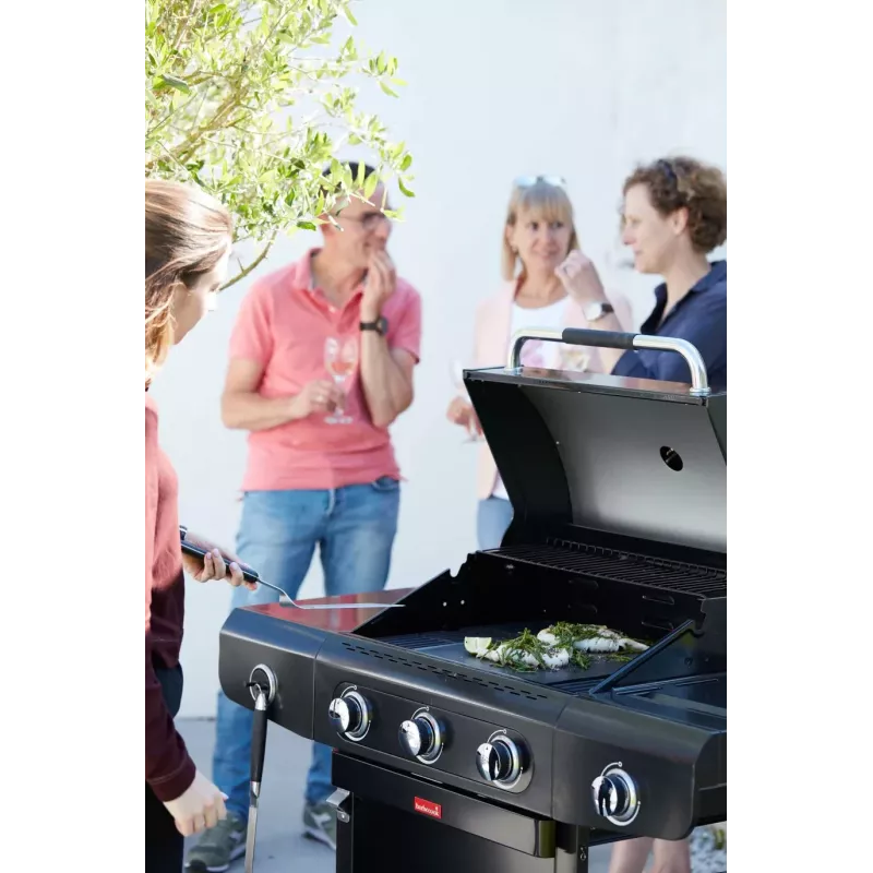 Barbecook Gas Barbecue Siesta 310 Graphite, 124 x 56 x 118 cm | BC-GAS-2072