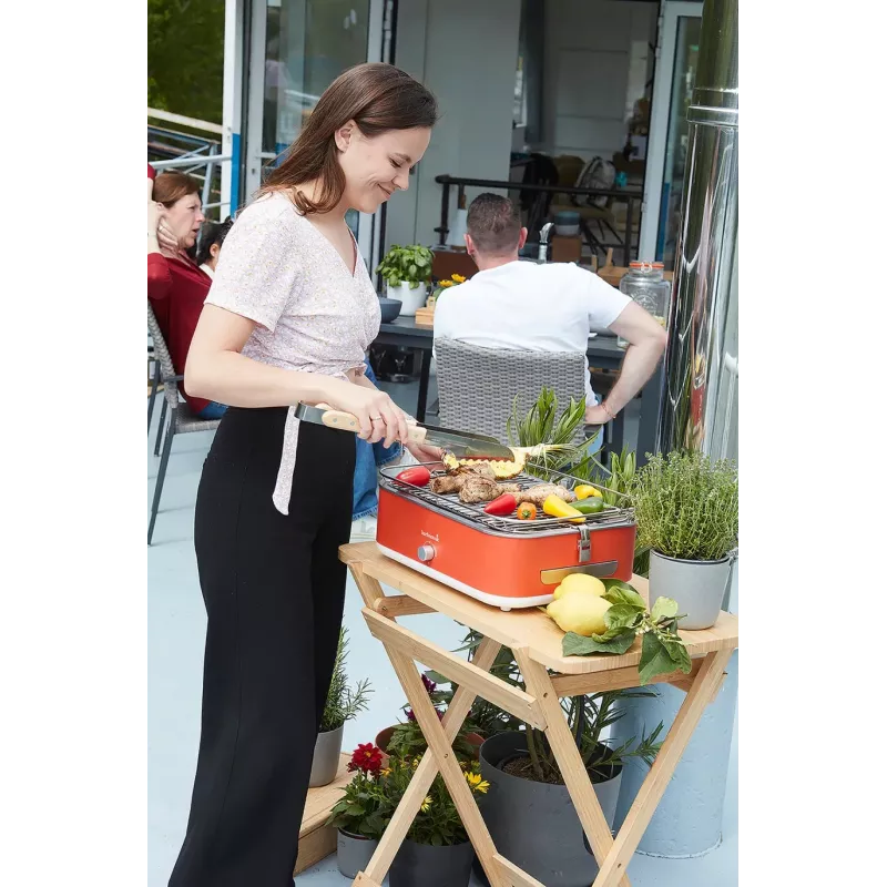 Barbecook BC-ELE-1001 E-Carlo Elektryczny Grill Stołowy 2500 W Czerwony