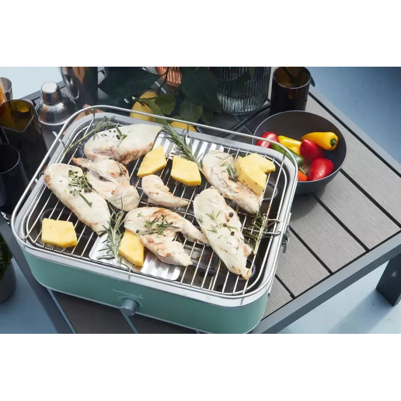 Barbecook Grill elektryczny E-Carlo BC-ELE-1002 Stół 2500 W Zielony