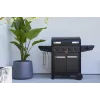Barbecook Kuchenka gazowa Luca 412 z szafką i palnikiem bocznym, 145,4 x 60,3 x 112,3 cm, czarny