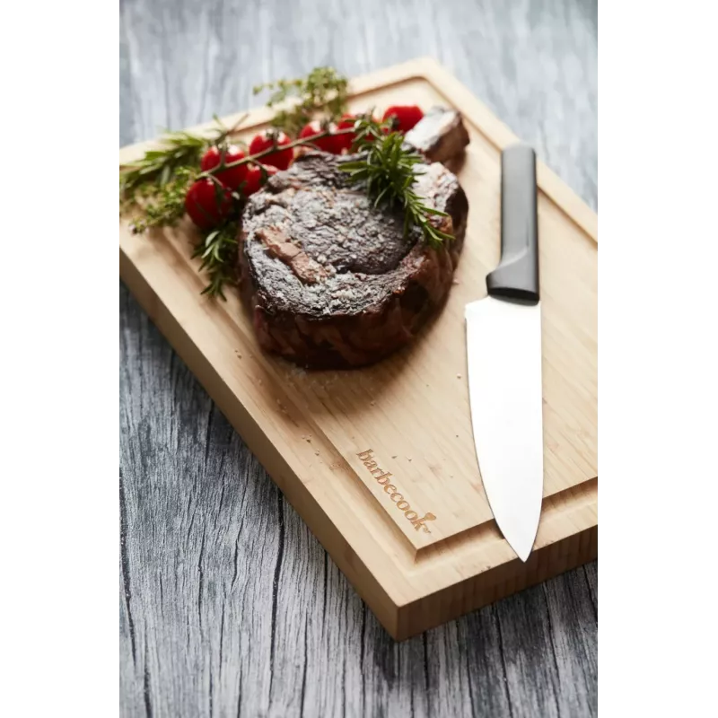 Deska do krojenia z bambusa Barbecook z rowkiem FSC 40x30x3 cm Zestaw 3 szt.