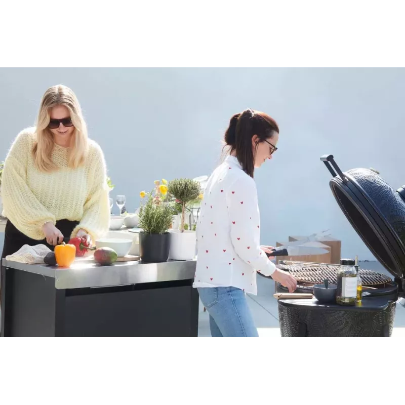 Barbecook Premium Buddy do grilla gazowego BC-GAS-2070 - Czarny stolik boczny