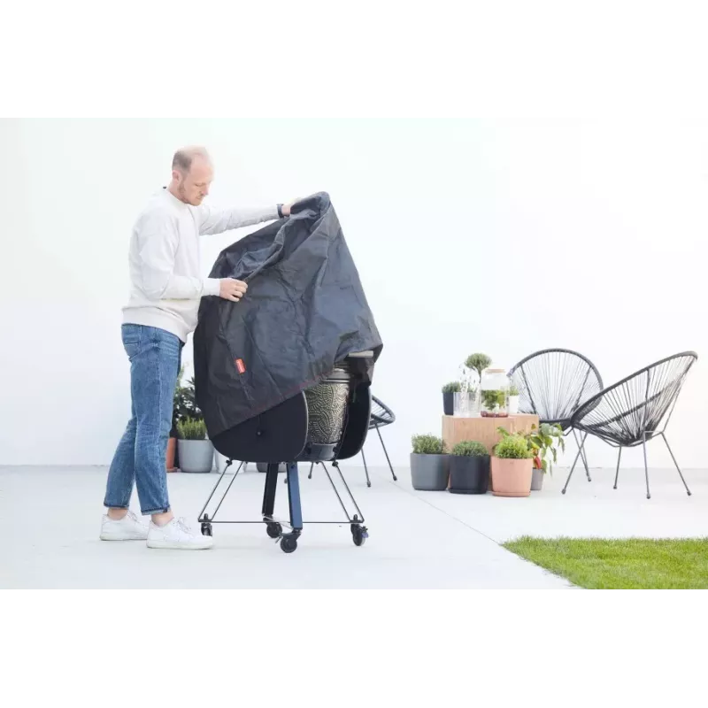Barbecook Premium Cover do grilla Kamal Kamado, 82,5 x 82,5 x 90,1 cm, czarny
