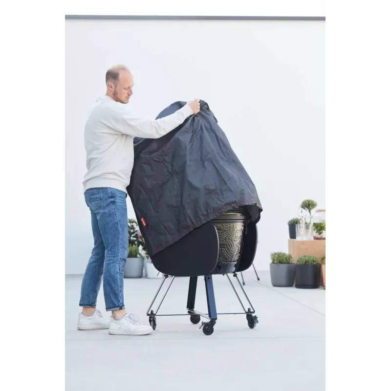 Barbecook Premium Cover do grilla Kamal Kamado, 82,5 x 82,5 x 90,1 cm, czarny