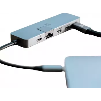 XtremeMac Max Pro USB-C Multiport Hub 5 Ports 100W PD Gigabit LAN Space Gray